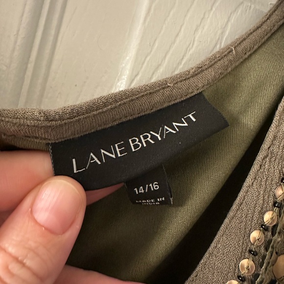 EUC Lane Bryant Woven Embellished Maxi Dress 14/16 - Picture 4 of 4